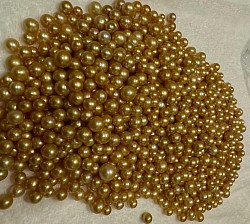 Golden pearls